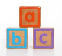 California Cryobank - Child Letter Blocks